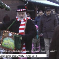 2013 – Cheb: Kulturní program letošního roku je nabitý 4890 (TV Západ)