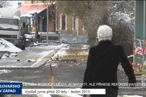 Foto: 2013 – Cheb: Letošní rozpočet je napjatý, ale přinese rekordní investice (TV Západ)