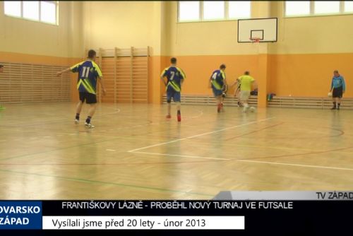 Foto: 2013 – Františkovy Lázně: Proběhl nový turnaj ve futsale 4896 (TV Západ)