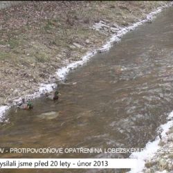 2013 – Sokolov: Protipovodňové opatření na Lobezském potoce je hotové (TV Západ)