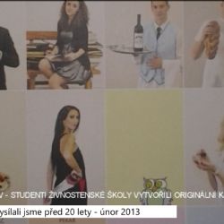 2013 – Sokolov: Studenti Živnostenské školy vytvořili originální kalendář (TV Západ)
