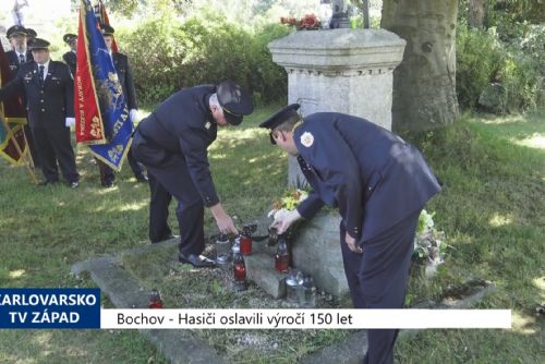 Foto: Bochov: Hasiči oslavili výročí 150 let (TV Západ)