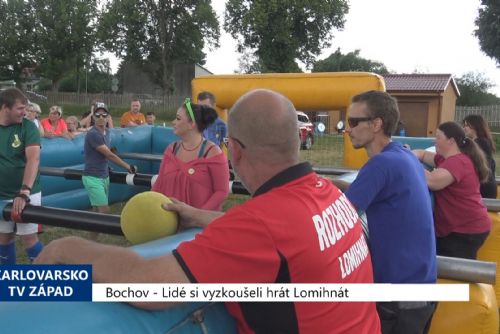 Foto: Bochov: Lidé si vyzkoušeli hrát Lomihnát (TV Západ)