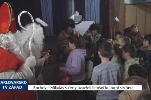 Foto: Bochov: Mikuláš s čerty uzavřeli letošní kulturní sezónu (TV Západ)