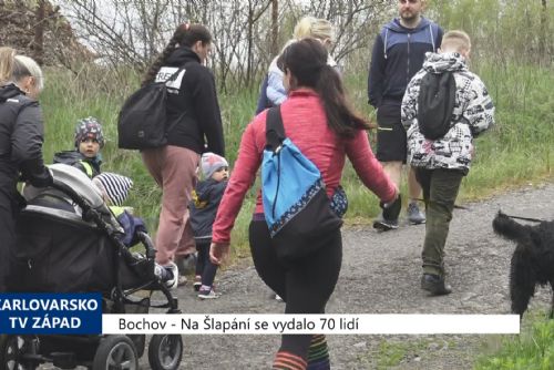 Foto: Bochov: Na Šlapání se vydalo sedm desítek lidí (TV Západ)