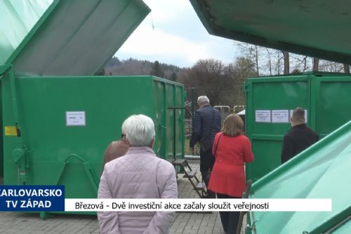 Foto: Březová: Dvě investiční akce začaly sloužit veřejnosti (TV Západ)