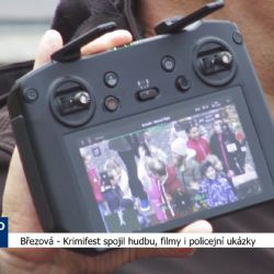 Březová: Krimifest spojil hudbu, filmy i policejní ukázky (TV Západ)