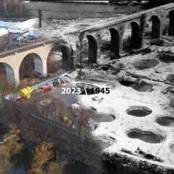 Cheb: Amatérský fotograf vytvořil koláže historických fotografií a současnosti města