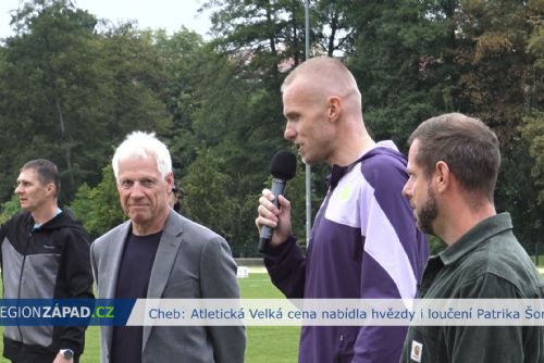 obrázek:Cheb: Atletická Velká cena nabídla hvězdy i loučení Patrika Šorma (TV Západ)