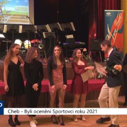 Cheb: Byli oceněni Sportovci roku 2021 (TV Západ)