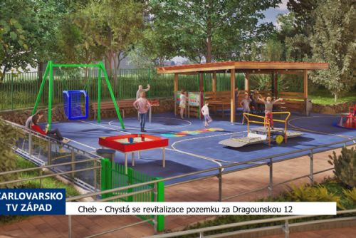 Foto: Cheb: Chystá se revitalizace pozemku za Dragounskou 12 (TV Západ)