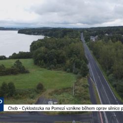 Cheb: Cyklostezka na Pomezí vznikne během oprav silnice příští rok (TV Západ)