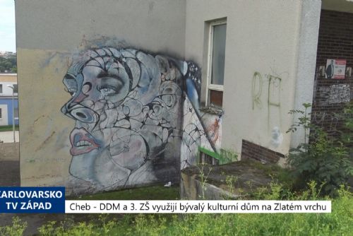 Foto: Cheb: DDM a 3. ZŠ chtějí společně využít bývalý kulturák na Zlatém vrchu (TV Západ)