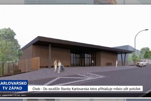 obrázek:Cheb: Do soutěže Stavby Karlovarska letos přihlašuje město pět položek (TV Západ)