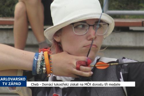 Foto: Cheb: Domácí lukostřelci získali na MČR dorostu tři medaile (TV Západ)