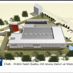  Cheb: Drážní hasiči budou mít novou stanici ve Vrázově ulici (TV Západ)