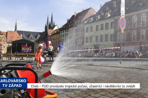 obrázek:Cheb: FIJO provázelo tropické počasí, účastníci i návštěvníci to zvládli (TV Západ)