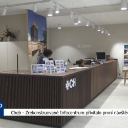 Cheb: Infocentrum se po rekonstrukci otevřelo veřejnosti (TV Západ)
