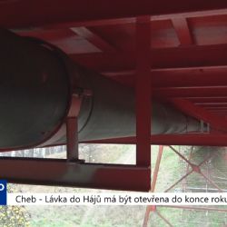 Cheb: Lávka do Hájů má být otevřena do konce roku (TV Západ)