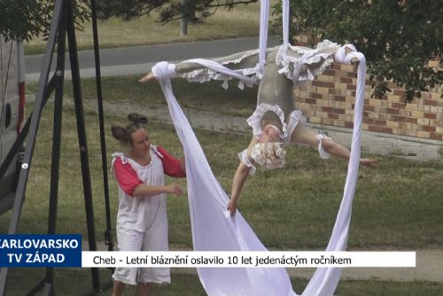 Foto: Cheb: Letní bláznění oslavilo 10 let jedenáctým ročníkem (TV Západ)