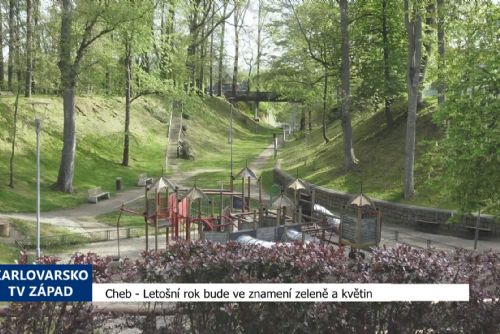 Foto: Cheb: Letošní rok bude ve znamení zeleně a květin (TV Západ)