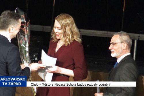 obrázek:Cheb: Město a Nadace Schola Ludus rozdaly ocenění (TV Západ)