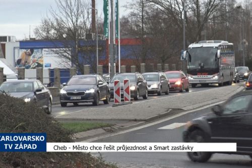 Foto: Cheb: Město chce řešit průjezdnost a Smart zastávky (TV Západ)