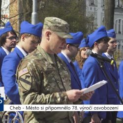 Cheb: Město si připomnělo 78. výročí osvobození (TV Západ)