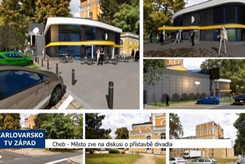 obrázek:Cheb: Město zve na diskusi o přístavbě divadla (TV Západ)
