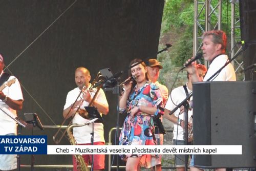 obrázek:Cheb: Muzikantská veselice představila 9 místních kapel (TV Západ)