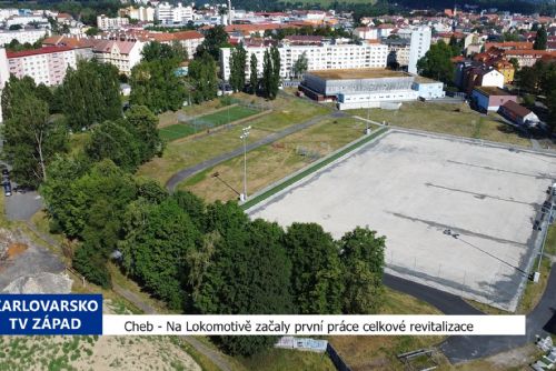 obrázek:Cheb: Na Lokomotivě začaly první práce revitalizace (TV Západ)