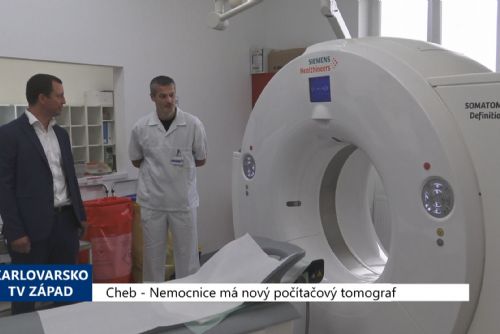 Foto: Cheb: Nemocnice má nový počítačový tomograf (TV Západ)