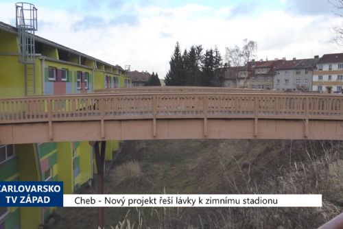 Foto: Cheb: Nový projekt řeší lávky k zimnímu stadionu (TV Západ)