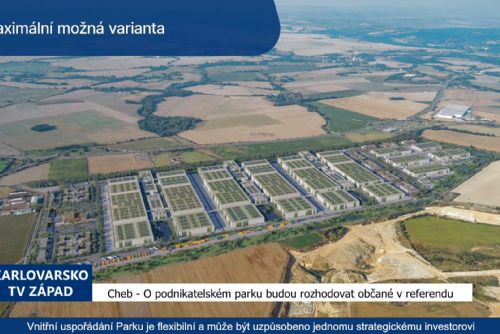 obrázek:Cheb: O podnikatelském parku budou rozhodovat občané v referendu (TV Západ)