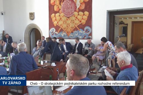 obrázek:Cheb: O strategickém podnikatelském parku rozhodne referendum (TV Západ)