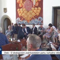 Cheb: O strategickém podnikatelském parku rozhodne referendum (TV Západ)