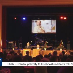 Cheb: Ocenění převzaly tři Osobnosti města za rok 2022 (TV Západ)