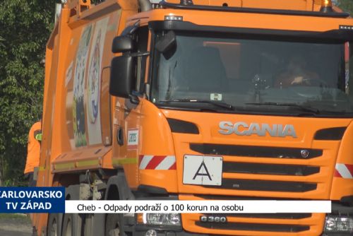 Foto: Cheb: Odpady podraží o 100 korun na osobu (TV Západ)