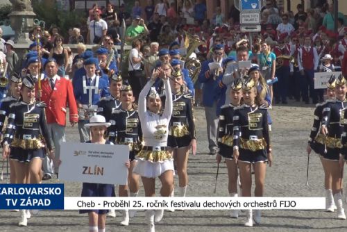 Foto: Cheb: Proběhl 25. ročník festivalu dechových orchestrů FIJO (TV Západ)