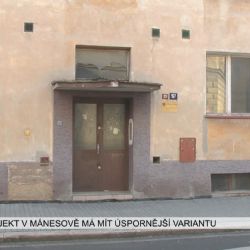 Cheb: Projekt rekonstrukce v Mánesově má mít úspornější variantu (TV Západ)