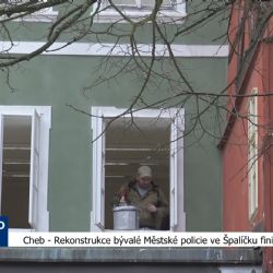 Cheb: Rekonstrukce bývalé Městské policie ve Špalíčku finišuje (TV Západ)