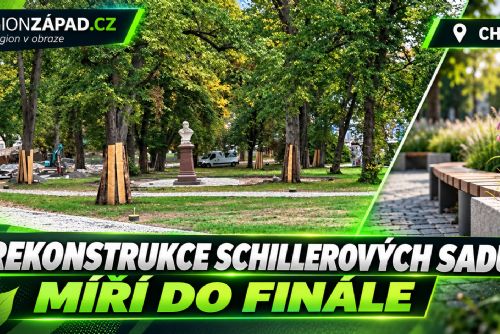 obrázek:Cheb: Rekonstrukce Schillerových sadů míří do finále (TV Západ)
