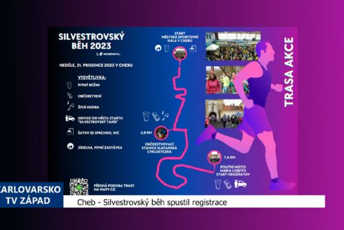 Foto: Cheb: Silvestrovský běh spustil registrace (TV Západ)