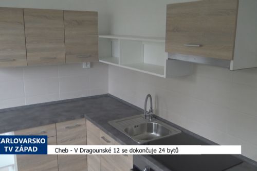 Foto: Cheb: V Dragounské 12 se dokončuje 24 bytů (TV Západ)