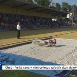 Cheb: Velká cena v atletice letos zařadila skok daleký (TV Západ)