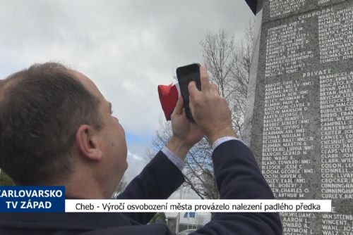 Foto: Cheb: Výročí osvobození provázelo nalezení padlého předka (TV Západ)