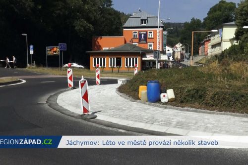obrázek:Jáchymov: Léto ve městě provází několik staveb (TV Západ)