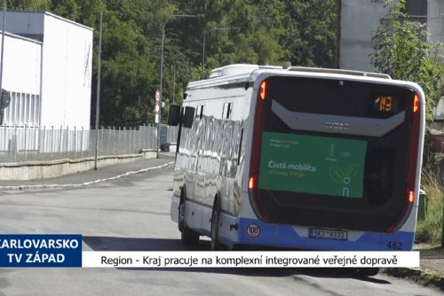 obrázek:Karlovarský kraj: Kraj pracuje na komplexní integrované veřejné dopravě (TV Západ)