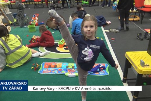 Foto: Karlovy Vary: KACPU v KV Aréně se rozšířilo (TV Západ)