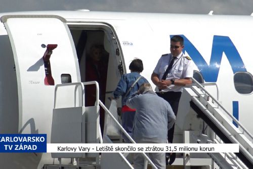 obrázek:Karlovy Vary: Letiště skončilo se ztrátou 31,5 milionu korun (TV Západ)